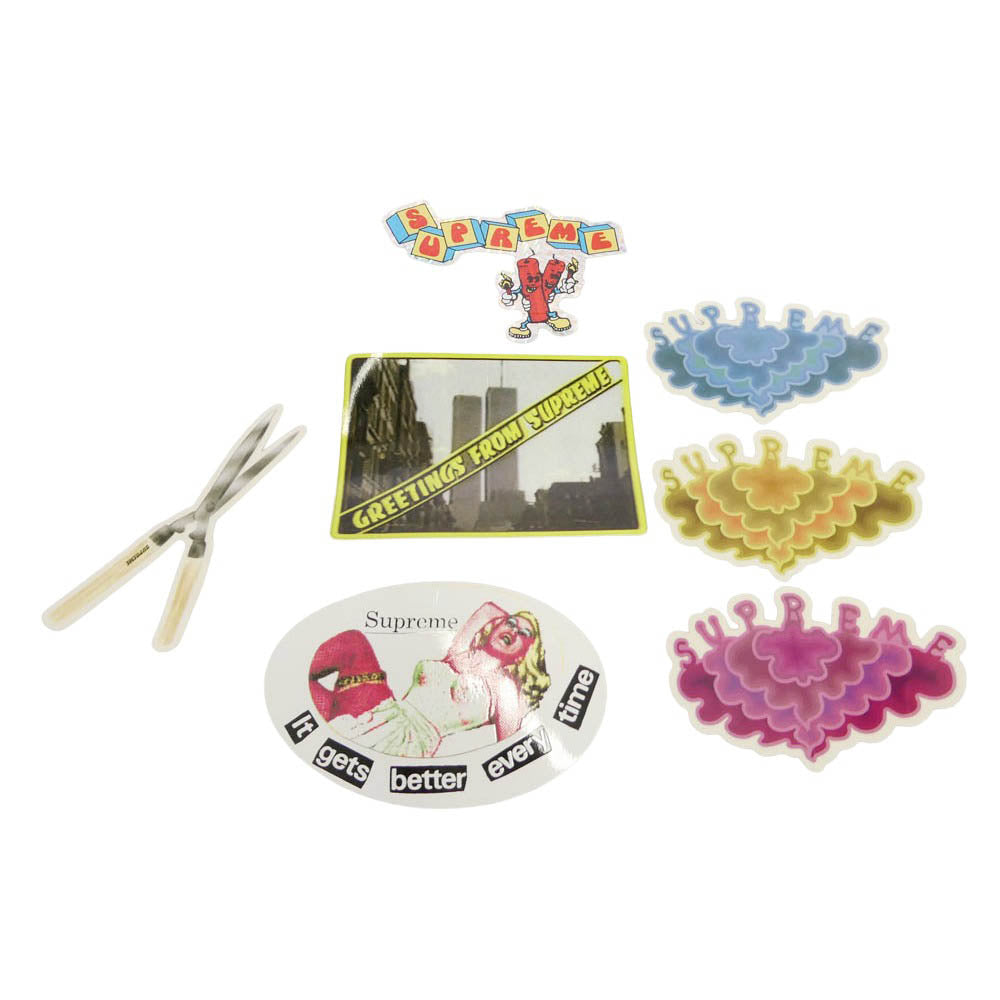 Supreme シュプリーム 19SS STICKER SET ステッカー 8枚 セット【新古品】【未使用】【中古】