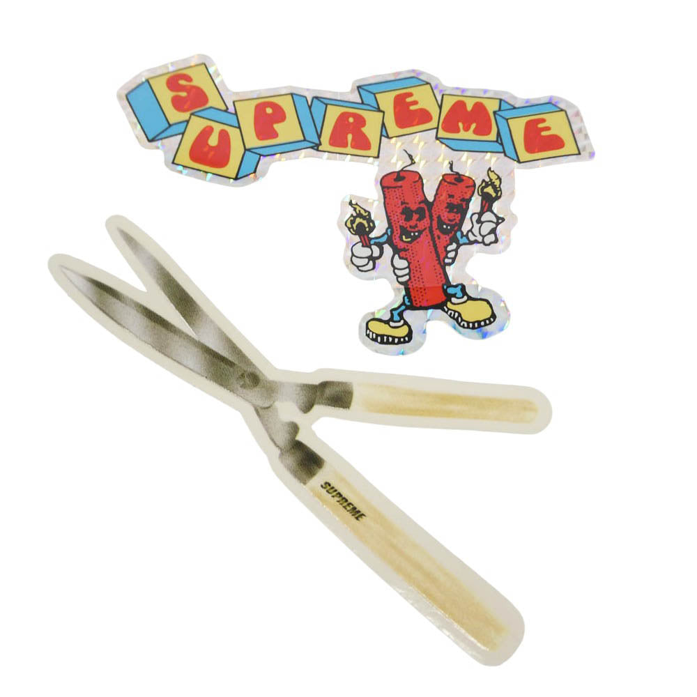 Supreme シュプリーム 19SS STICKER SET ステッカー 8枚 セット【新古品】【未使用】【中古】