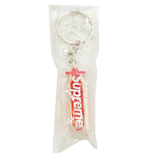 Supreme シュプリーム 18AW Level Keychain レベル キーチェーン キーホルダー 水平器 レッド系【新古品】【未使用】【中古】