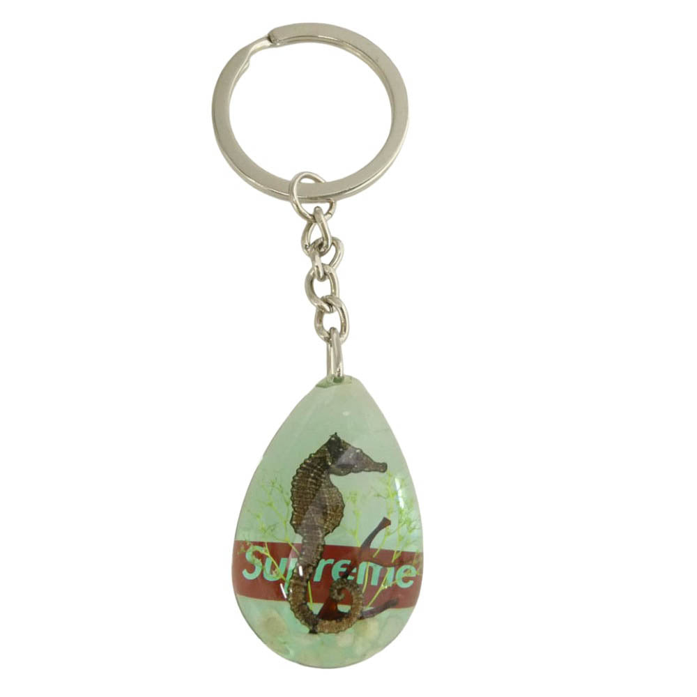 Supreme シュプリーム 16AW Seahorse Keychain シーホース タツノオトシゴ キーチェーン キーホルダー グリーン系【極上美品】【中古】