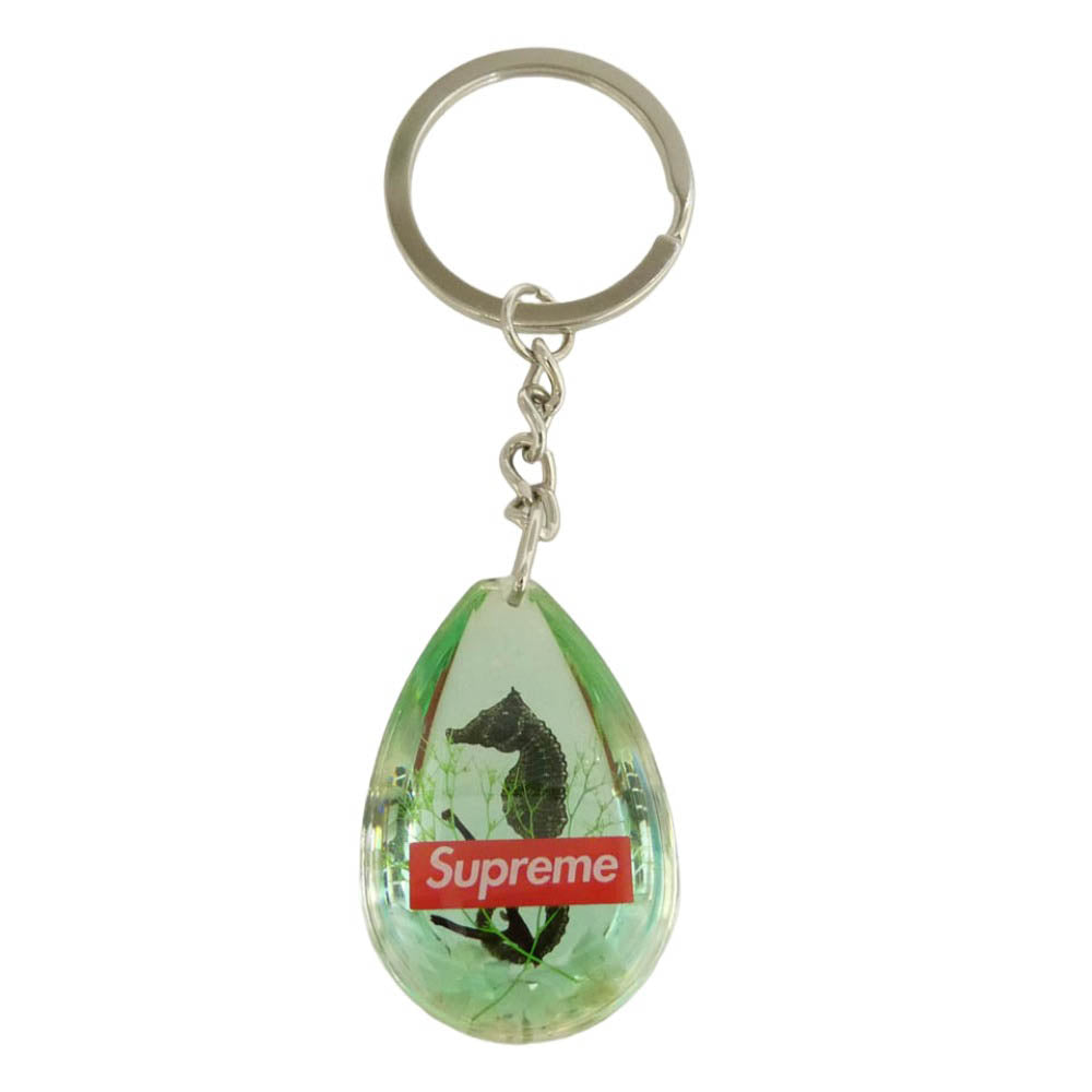 Supreme シュプリーム 16AW Seahorse Keychain シーホース タツノオトシゴ キーチェーン キーホルダー グリーン系【極上美品】【中古】