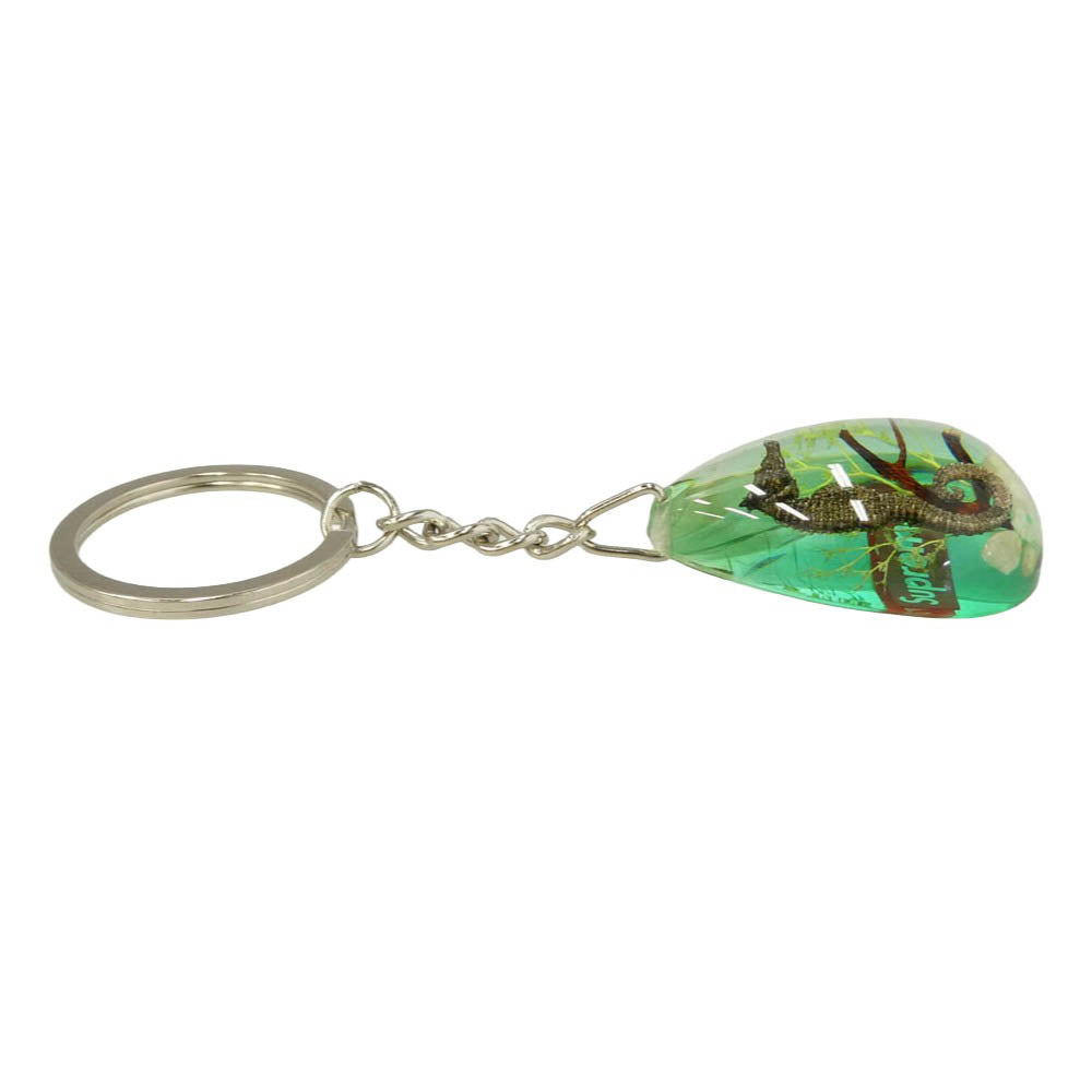 Supreme シュプリーム 16AW Seahorse Keychain シーホース タツノオトシゴ キーチェーン キーホルダー グリーン系【極上美品】【中古】