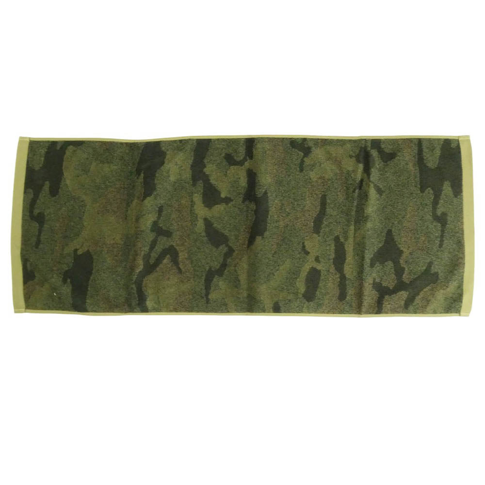 NEIGHBORHOOD ネイバーフッド 17SS 171FTNH-AC01 WOODKAND / C-TOWEL レオパード フェイスタオル モスグリーン系 カーキ系 F【極上美品】【中古】