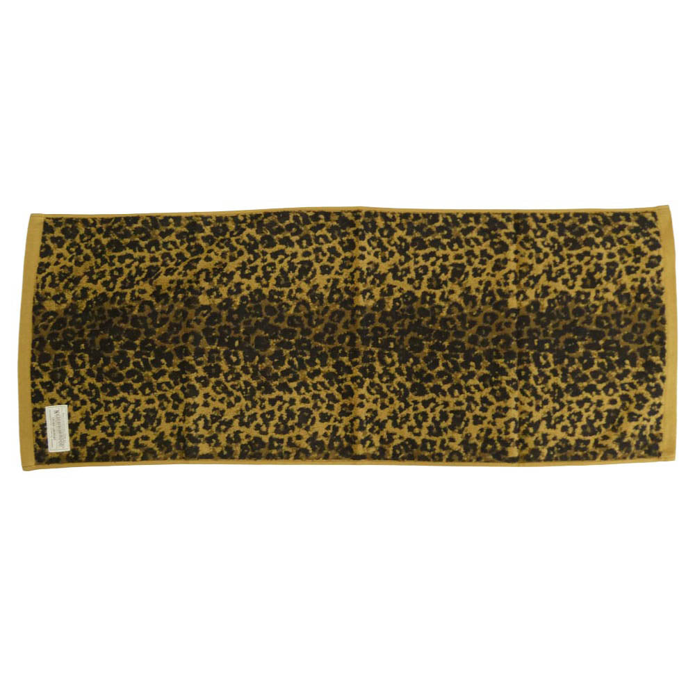 NEIGHBORHOOD ネイバーフッド 14SS 141FTNH-AC01 LEO-L / C-TOWEL レオパード フェイス タオル パイル生地 ブラック系 ブラウン系 F【極上美品】【中古】