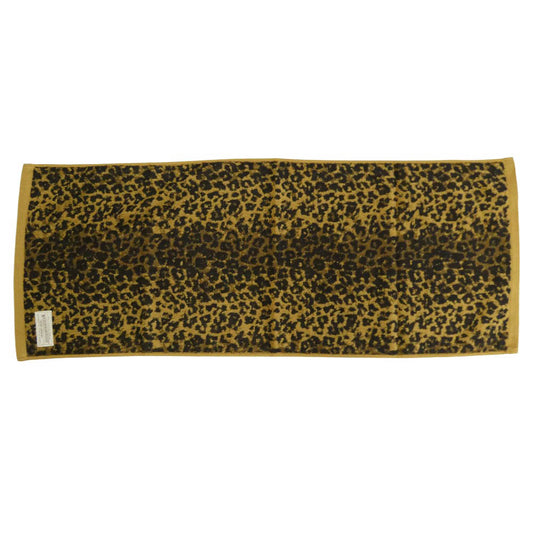 NEIGHBORHOOD ネイバーフッド 14SS 141FTNH-AC01 LEO-L / C-TOWEL レオパード フェイス タオル パイル生地 ブラック系 ブラウン系 F【極上美品】【中古】