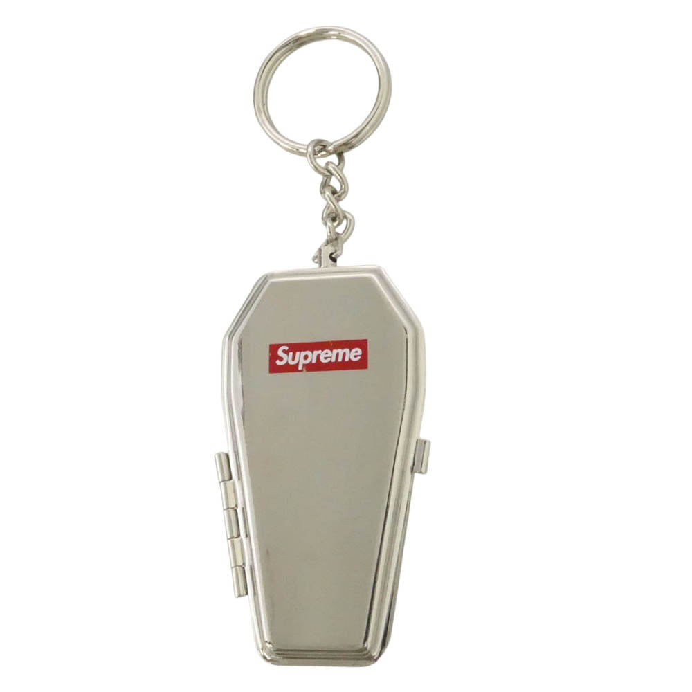 Supreme シュプリーム 17AW Coffin Ashtray アッシュトレイ 携帯灰皿 キーチェーン キーホルダー シルバー系【極上美品】【中古】