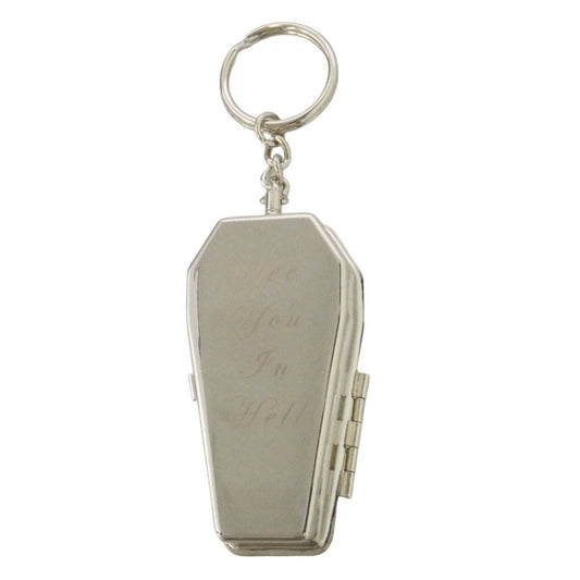 Supreme シュプリーム 17AW Coffin Ashtray アッシュトレイ 携帯灰皿 キーチェーン キーホルダー シルバー系【極上美品】【中古】