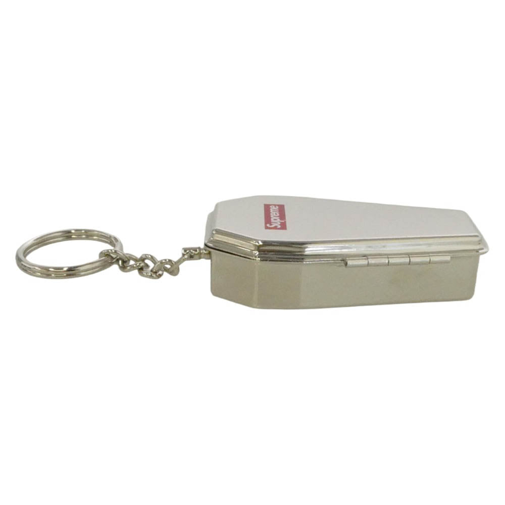 Supreme シュプリーム 17AW Coffin Ashtray アッシュトレイ 携帯灰皿 キーチェーン キーホルダー シルバー系【極上美品】【中古】