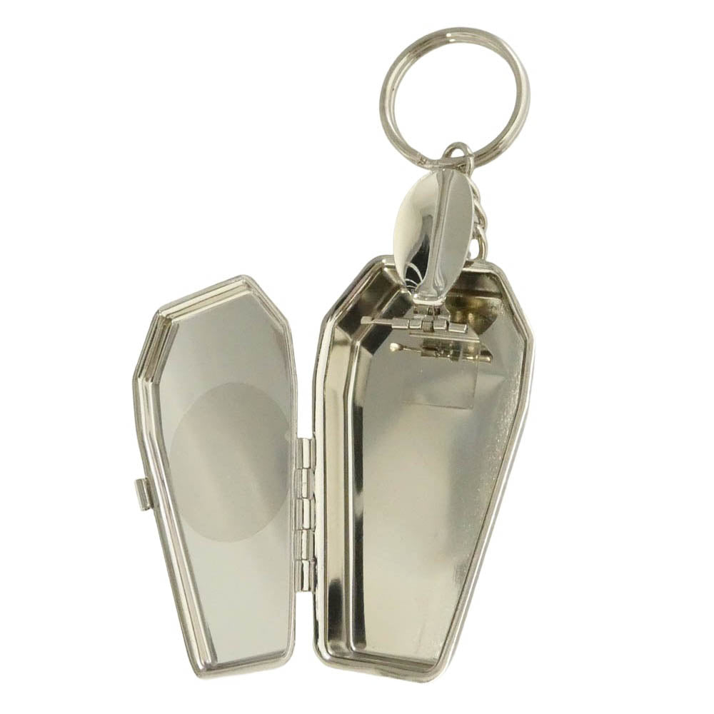 Supreme シュプリーム 17AW Coffin Ashtray アッシュトレイ 携帯灰皿 キーチェーン キーホルダー シルバー系【極上美品】【中古】