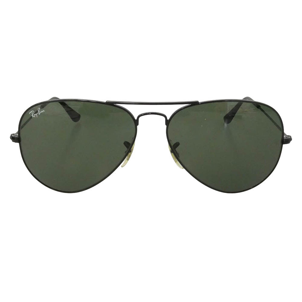 Ray-Ban レイバン RB3025 Aviator Large Metal L2823 サングラス アイウェア ブラック系 58□14【中古】