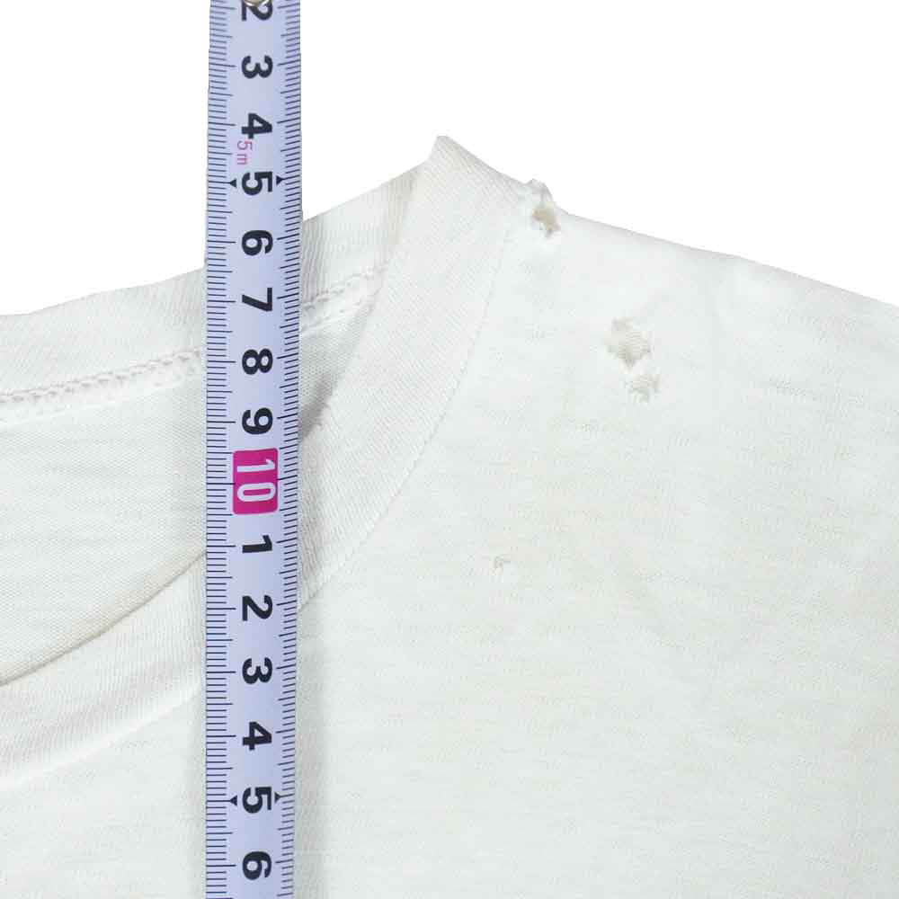 Champion チャンピオン ヴィンテージ 70s バータグ プリント 半袖 Tシャツ ホワイト系 M【中古】