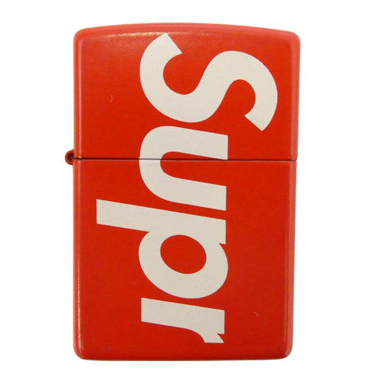 Supreme シュプリーム ZIPPO ジッポ Logo Zippo ロゴ ジッポ ライター レッド系【中古】