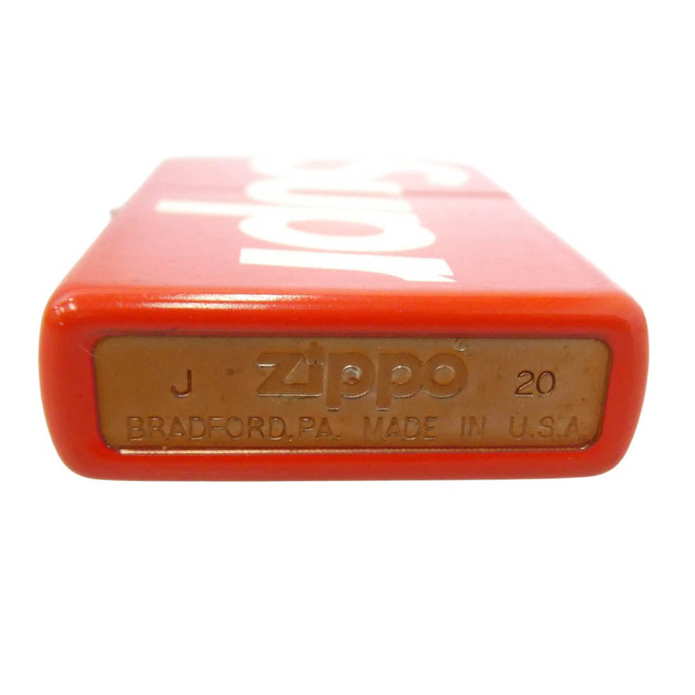 Supreme シュプリーム ZIPPO ジッポ Logo Zippo ロゴ ジッポ ライター レッド系【中古】