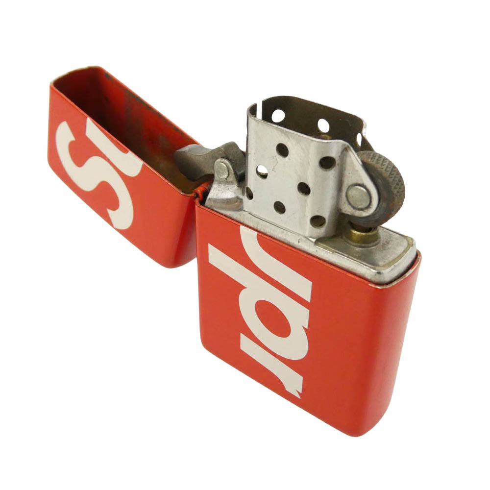 Supreme シュプリーム ZIPPO ジッポ Logo Zippo ロゴ ジッポ ライター レッド系【中古】