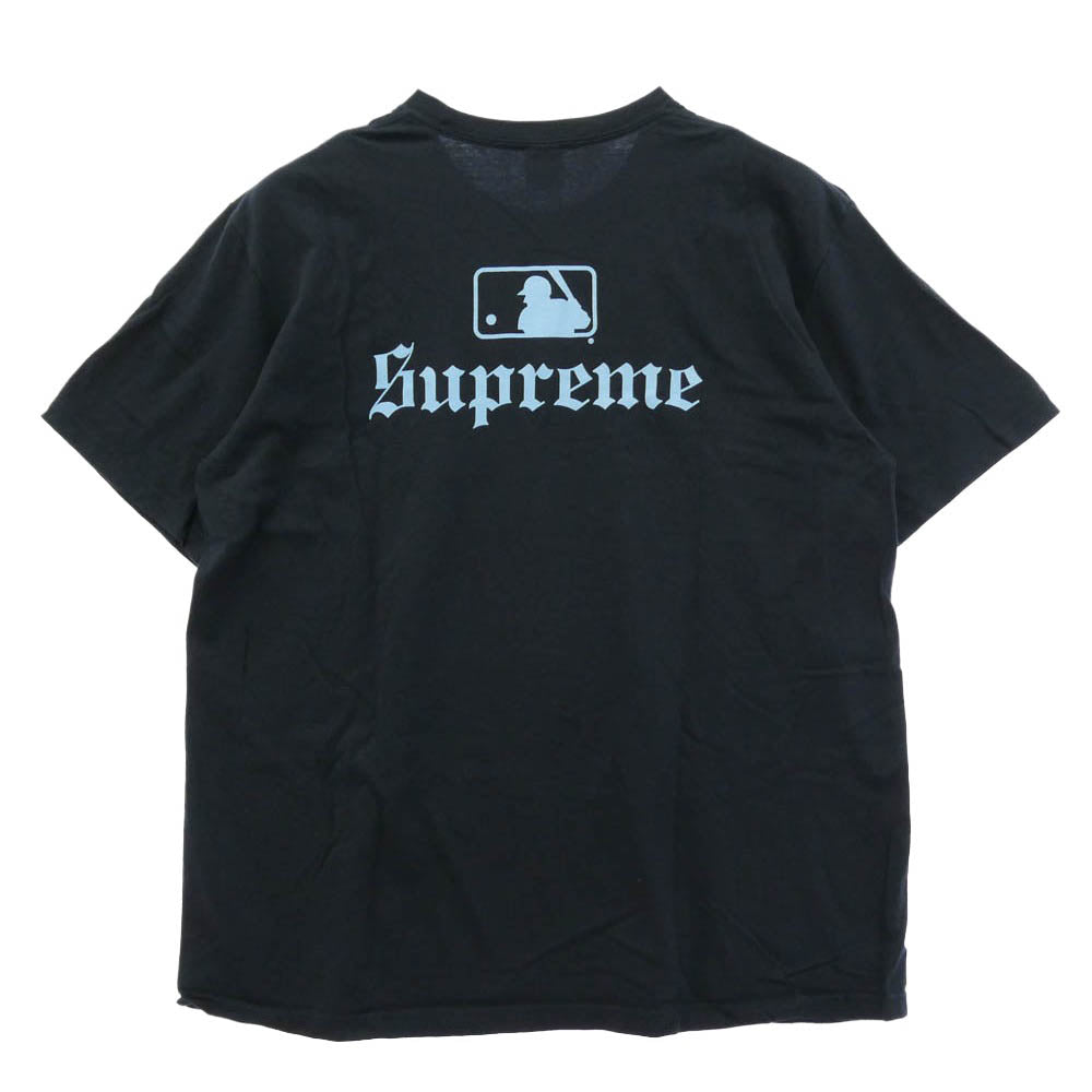 Supreme シュプリーム 25AW MLB Teams Tee ニューヨークヤンキース プリント 半袖 Tシャツ ダークネイビー系 XL【中古】