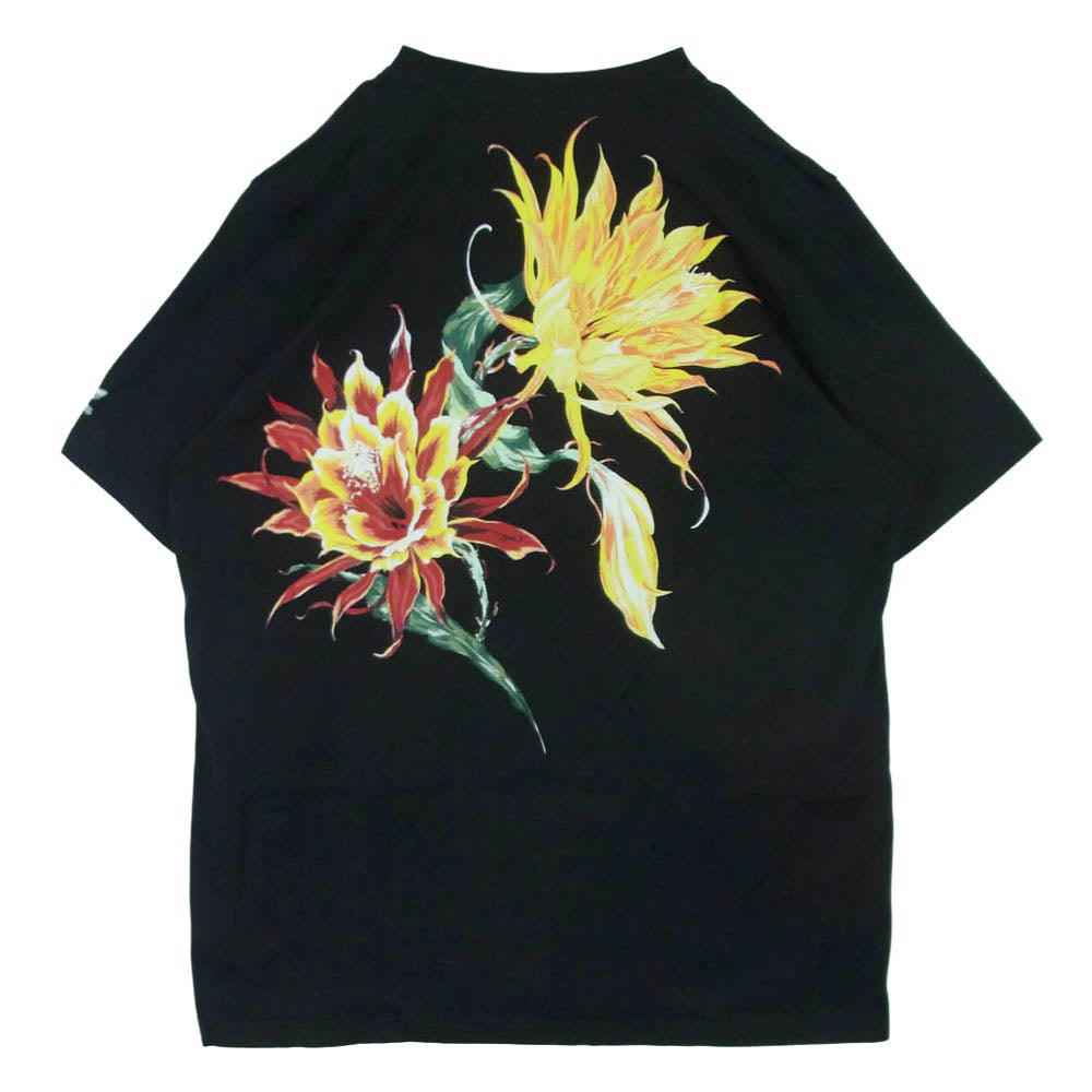 Y's Yohji Yamamoto ワイズ ヨウジヤマモト adidas アディダス IM1815 50周年記念 バックプリント コットン 半袖 Tシャツ ブラック系 XL【中古】