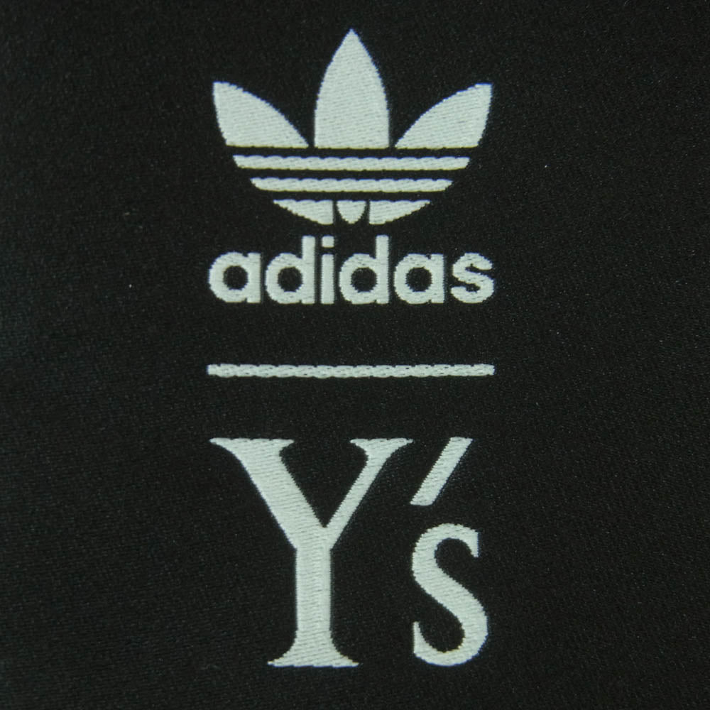 Y's Yohji Yamamoto ワイズ ヨウジヤマモト adidas アディダス IM1815 50周年記念 バックプリント コットン 半袖 Tシャツ ブラック系 XL【中古】
