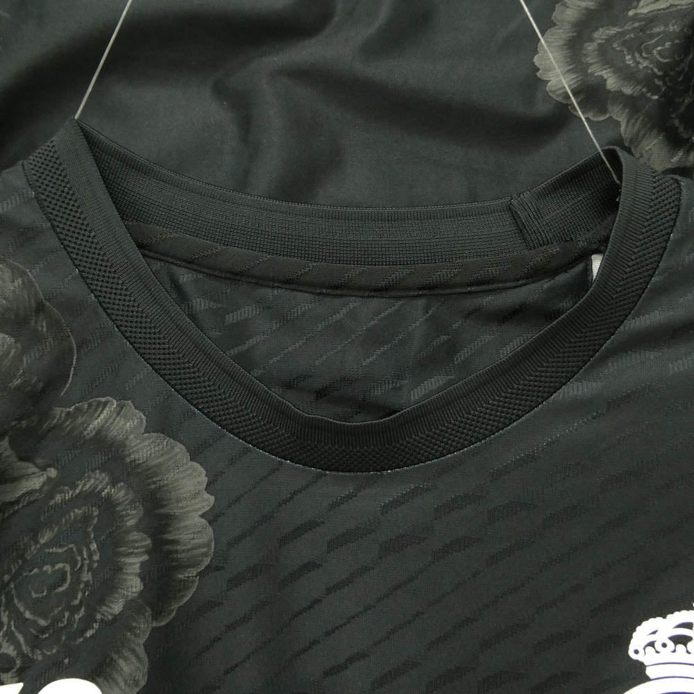 Y-3 Yohji Yamamoto ワイスリー ヨウジヤマモト IN4275 REAL MADRID REAL GK JERSEY ジャージー ブラックローズ 半袖 Tシャツ ブラック系 XL【中古】