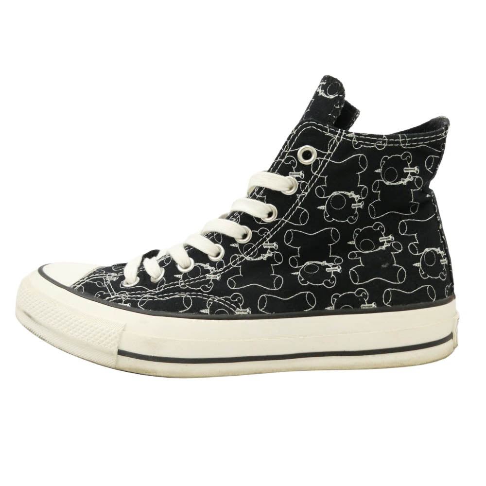 UNDERCOVER アンダーカバー CONVERSE コンバース 1CL579 × CONVERSE Addict コンバース アディクト CHUCK TAYLOR MATERIAL UC HI ハイカット スニーカー ブラック系 ホワイト系 27.0cm【中古】