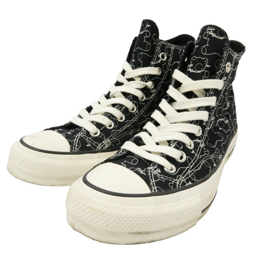 UNDERCOVER アンダーカバー CONVERSE コンバース 1CL579 × CONVERSE Addict コンバース アディクト CHUCK TAYLOR MATERIAL UC HI ハイカット スニーカー ブラック系 ホワイト系 27.0cm【中古】