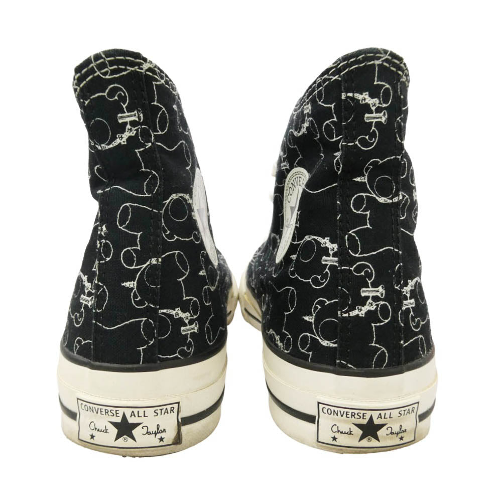 UNDERCOVER アンダーカバー CONVERSE コンバース 1CL579 × CONVERSE Addict コンバース アディクト CHUCK TAYLOR MATERIAL UC HI ハイカット スニーカー ブラック系 ホワイト系 27.0cm【中古】