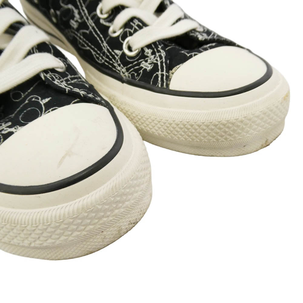 UNDERCOVER アンダーカバー CONVERSE コンバース 1CL579 × CONVERSE Addict コンバース アディクト CHUCK TAYLOR MATERIAL UC HI ハイカット スニーカー ブラック系 ホワイト系 27.0cm【中古】