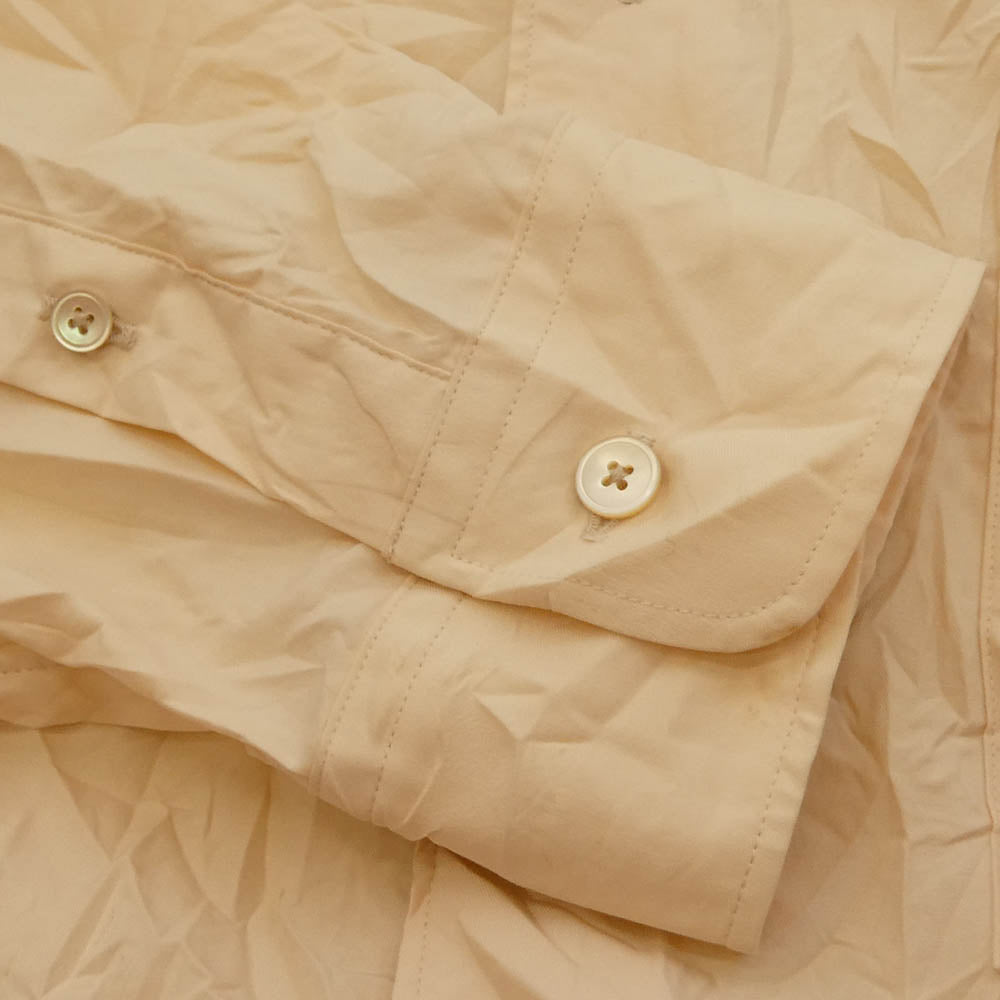AURALEE オーラリー 24SS A24SS02FW WRINKLED WASHED FINX TWILL SHIRT シワ加工 フィンクス ツイル 長袖 シャツ ベージュ系 4【中古】