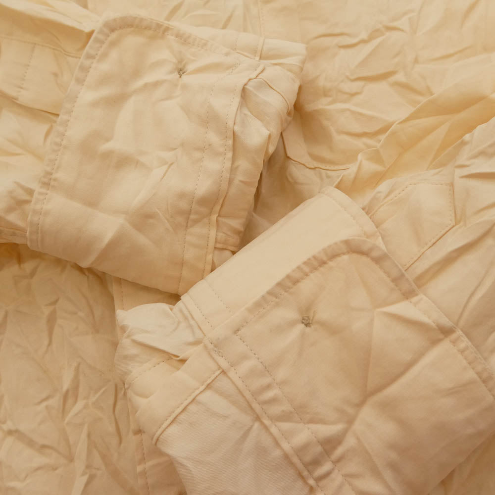 AURALEE オーラリー 24SS A24SS02FW WRINKLED WASHED FINX TWILL SHIRT シワ加工 フィンクス ツイル 長袖 シャツ ベージュ系 4【中古】