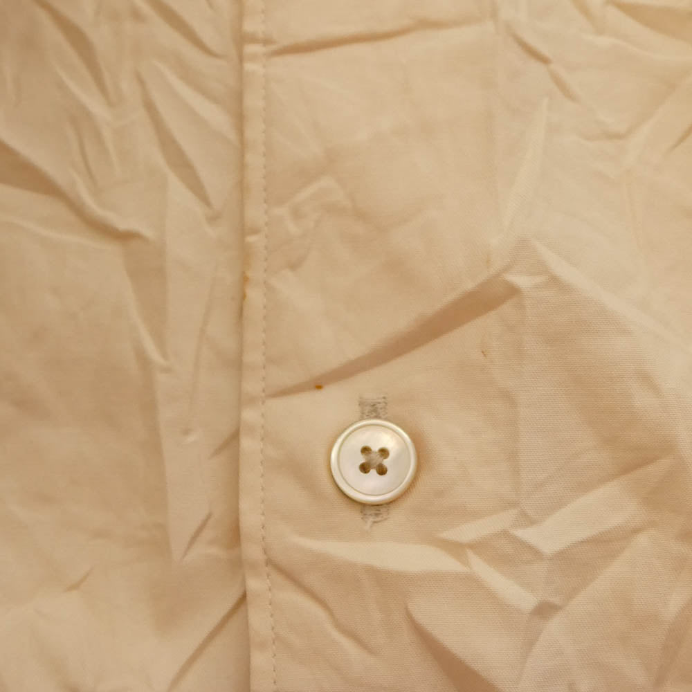 AURALEE オーラリー 24SS A24SS02FW WRINKLED WASHED FINX TWILL SHIRT シワ加工 フィンクス ツイル 長袖 シャツ ベージュ系 4【中古】