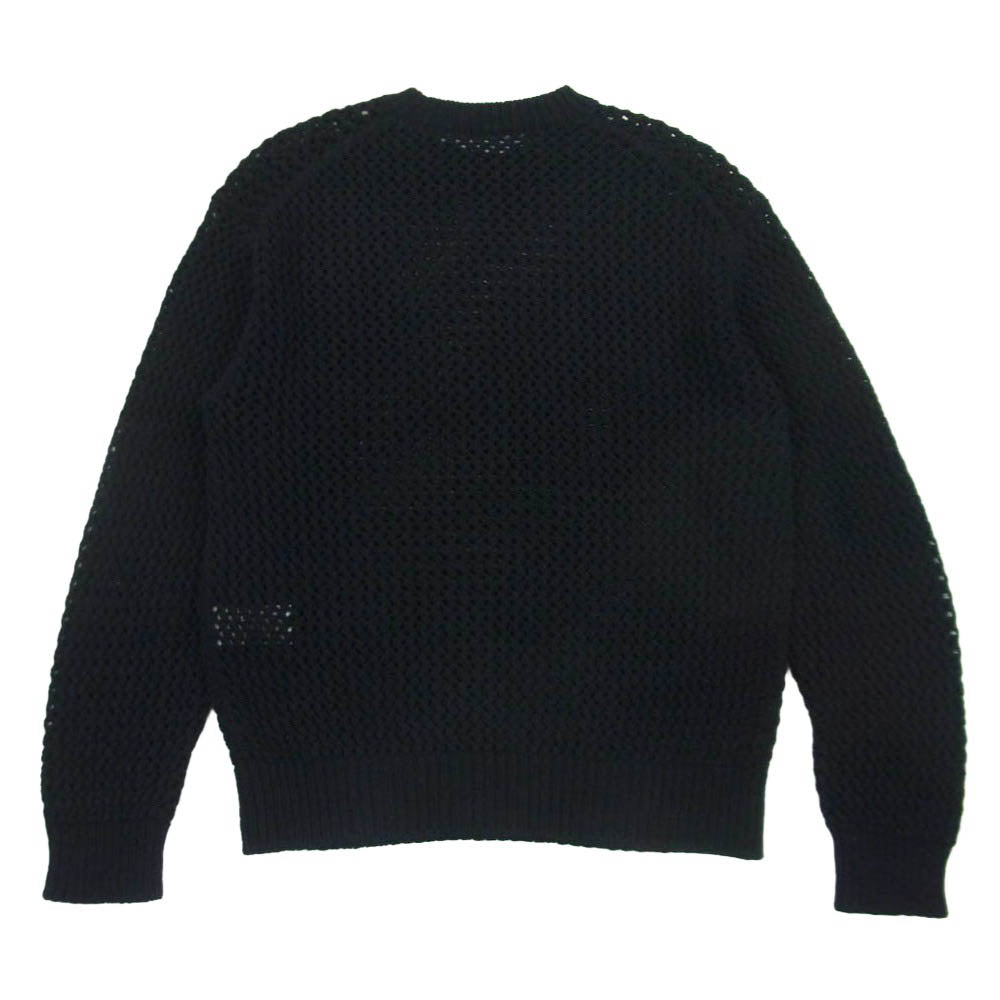 AURALEE オーラリー A24SP01LM COTTON LILY-YARN MESH KNIT P/O コットン リリーヤーン メッシュ ニット ダークネイビー系 3【中古】