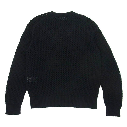 AURALEE オーラリー A24SP01LM COTTON LILY-YARN MESH KNIT P/O コットン リリーヤーン メッシュ ニット ダークネイビー系 3【中古】