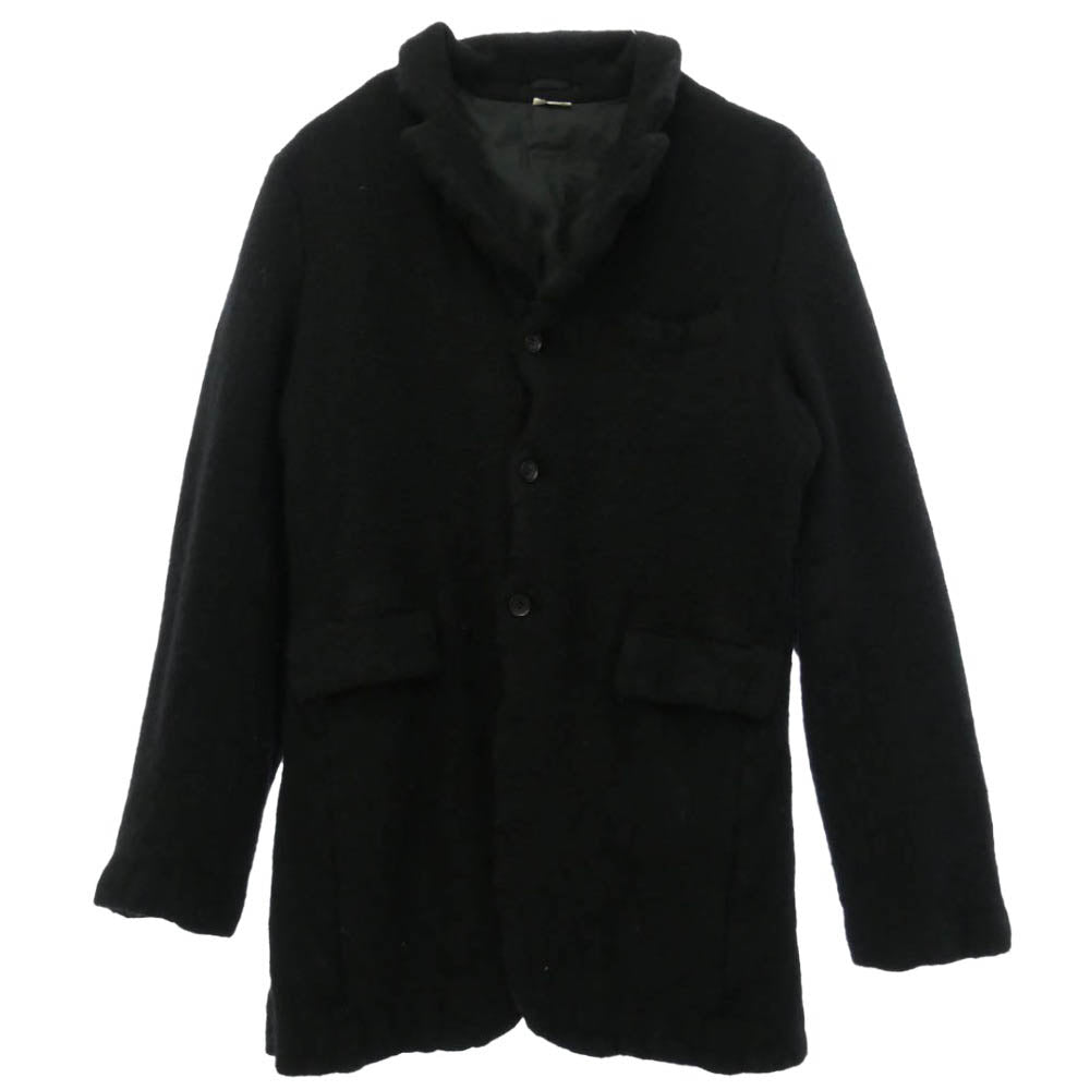 COMME des GARCONS HOMME PLUS コムデギャルソンオムプリュス 22AW PJ-J017 ウール縮絨 3B テーラード ジャケット ブラック系 L【中古】