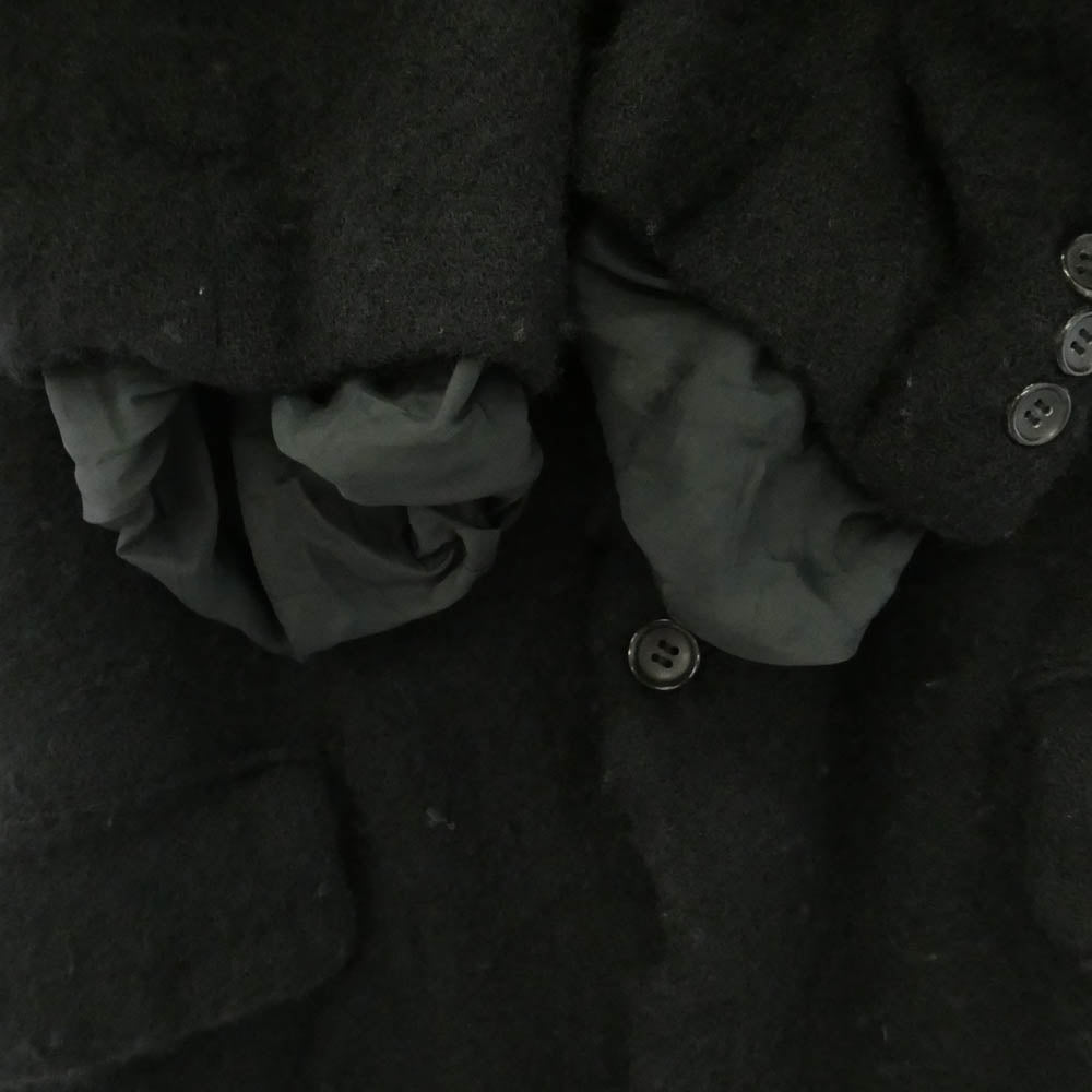 COMME des GARCONS HOMME PLUS コムデギャルソンオムプリュス 22AW PJ-J017 ウール縮絨 3B テーラード ジャケット ブラック系 L【中古】