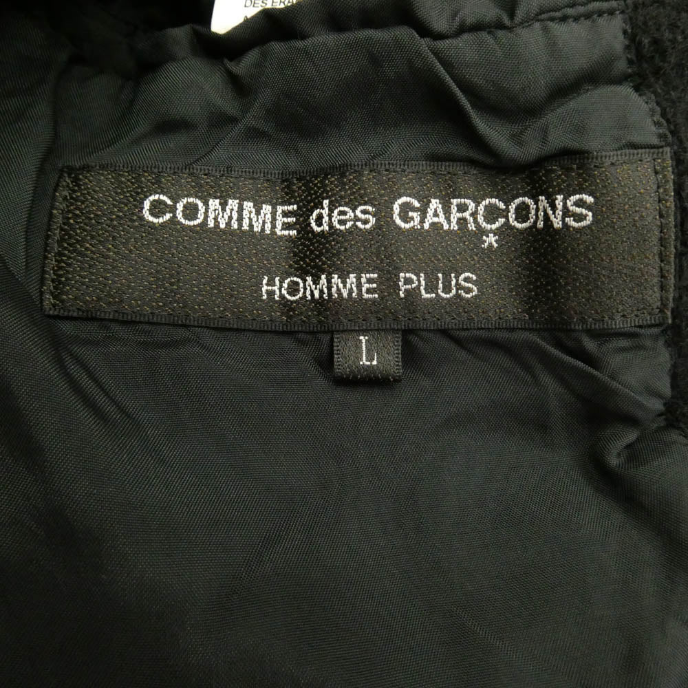 COMME des GARCONS HOMME PLUS コムデギャルソンオムプリュス 22AW PJ-J017 ウール縮絨 3B テーラード ジャケット ブラック系 L【中古】