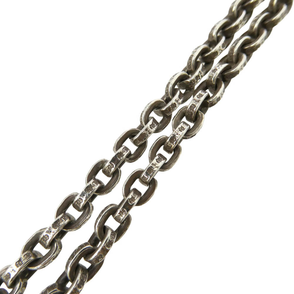 CHROME HEARTS クロムハーツ（原本有） PAPER CHAIN 24inch ペーパーチェーン ネックレス 24インチ シルバー系【中古】
