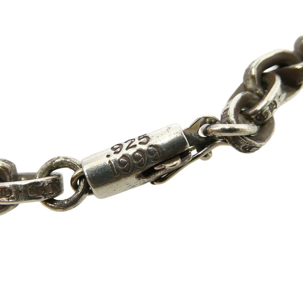 CHROME HEARTS クロムハーツ（原本有） PAPER CHAIN 24inch ペーパーチェーン ネックレス 24インチ シルバー系【中古】