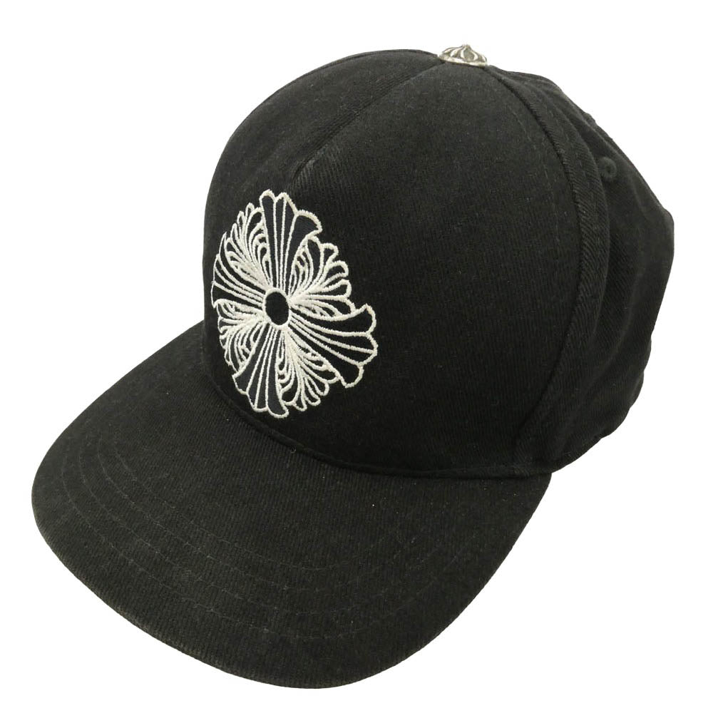 CHROME HEARTS クロムハーツ（原本無） TRUCKER CHプラス 刺繍 ベースボール キャップ ブラック系 53-60【中古】