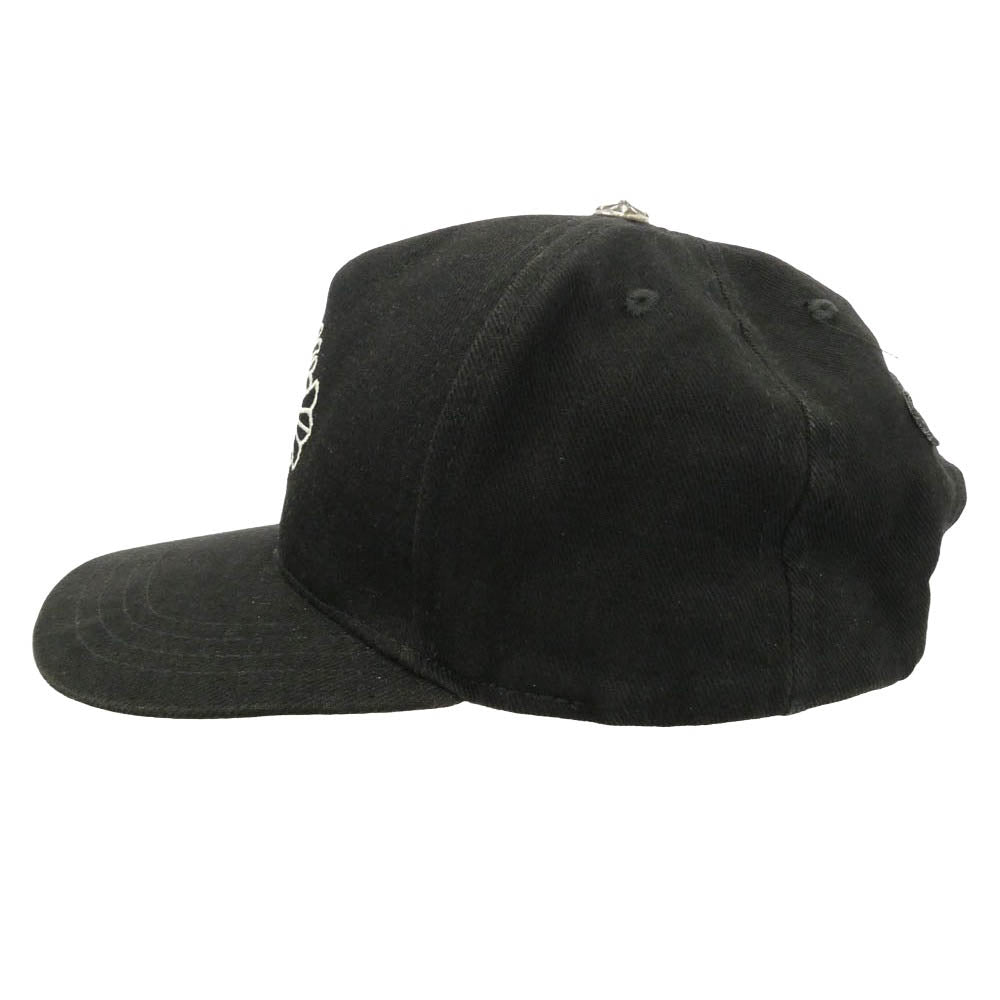 CHROME HEARTS クロムハーツ（原本無） TRUCKER CHプラス 刺繍 ベースボール キャップ ブラック系 53-60【中古】