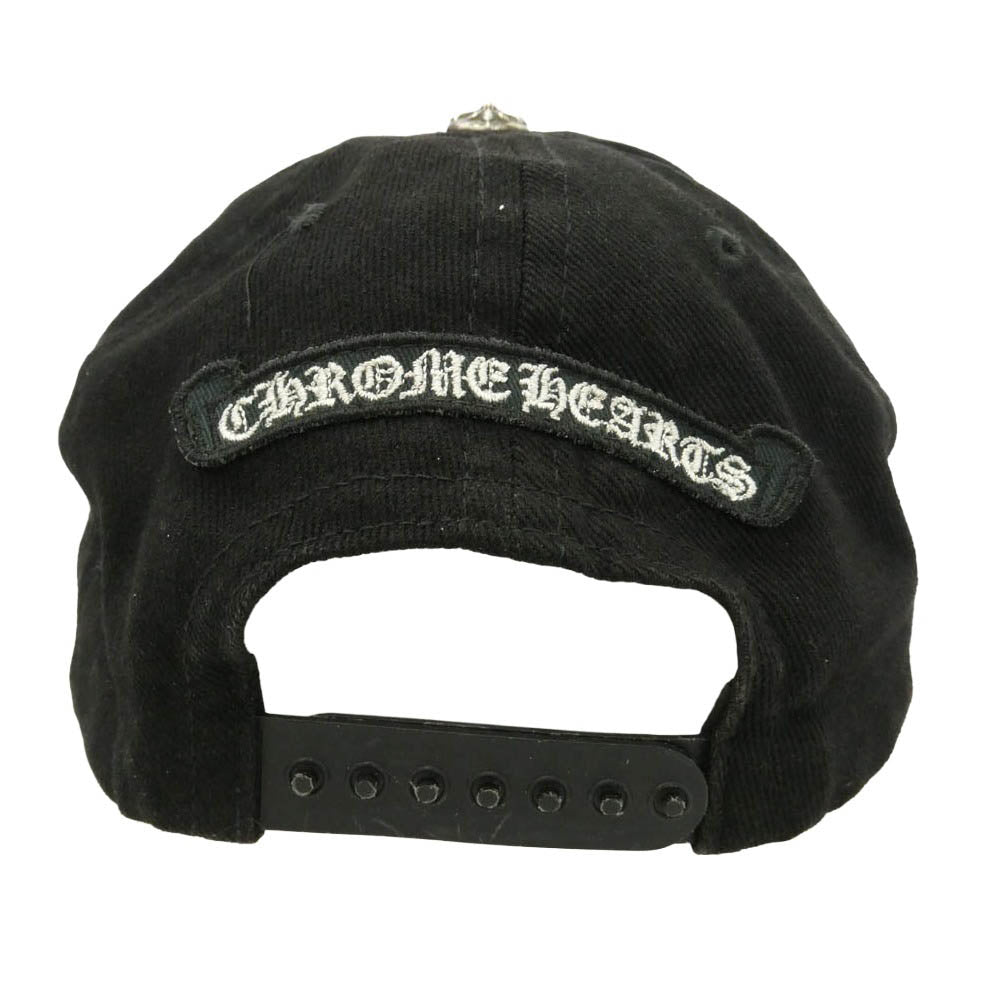 CHROME HEARTS クロムハーツ（原本無） TRUCKER CHプラス 刺繍 ベースボール キャップ ブラック系 53-60【中古】