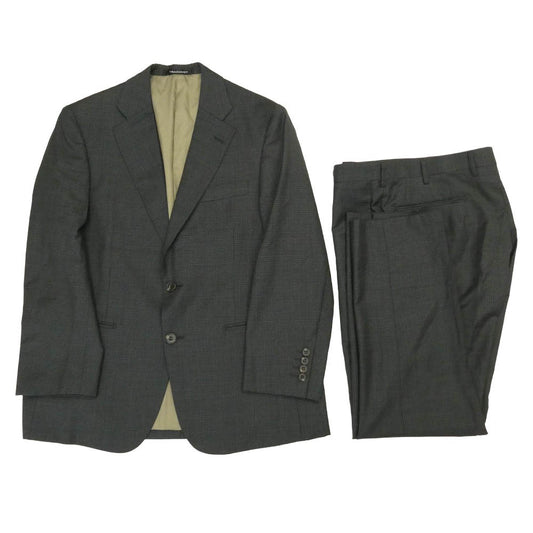 Takashimaya Ermenegildo Zegna ゼニア生地 スーツ 2B テーラードジャケット パンツ セットアップ グレー系 上下：S【中古】