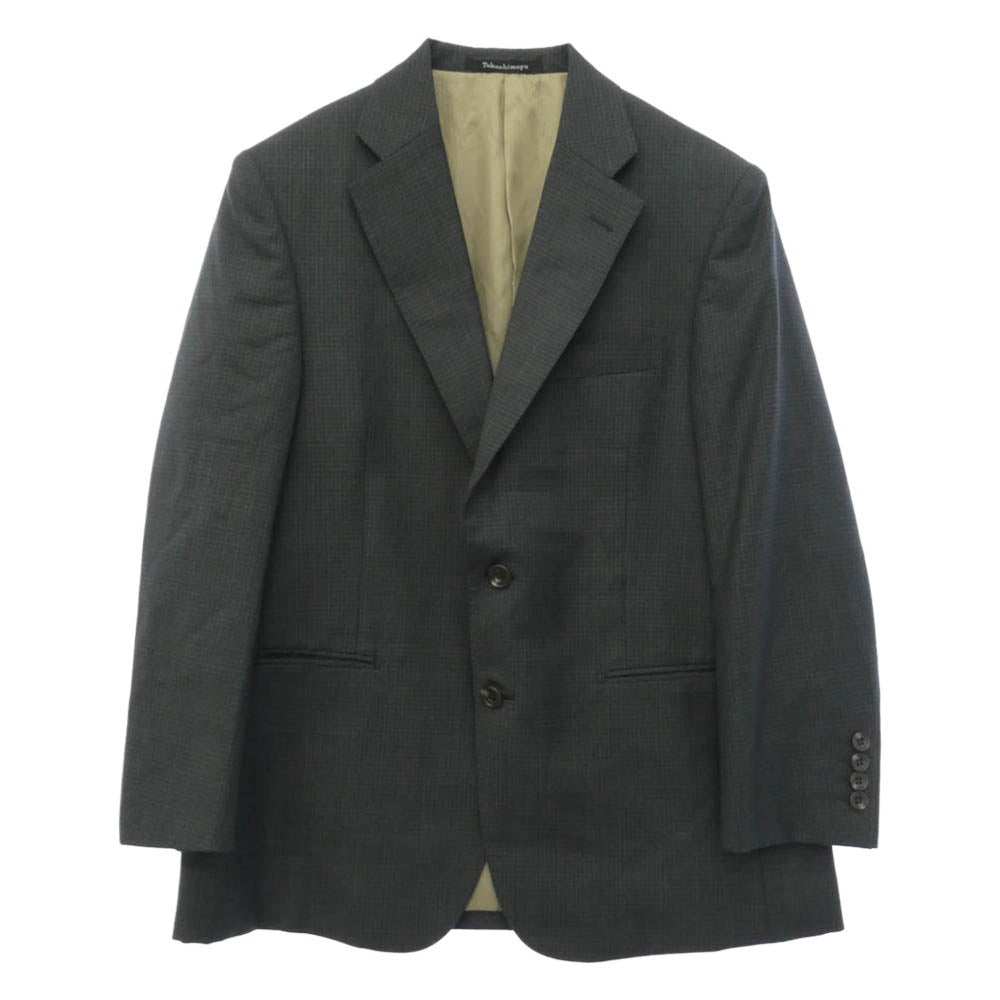 Takashimaya Ermenegildo Zegna ゼニア生地 スーツ 2B テーラードジャケット パンツ セットアップ グレー系 上下：S【中古】