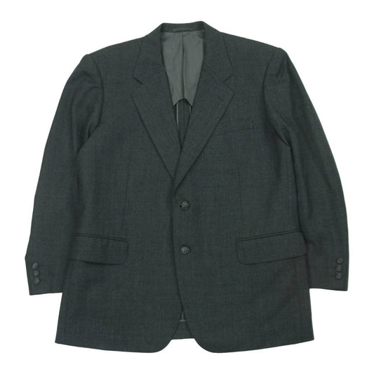 英國屋 ウール 2B テーラード ジャケット ポリエステル キュプラ グレー系 サイズ表記なし【中古】