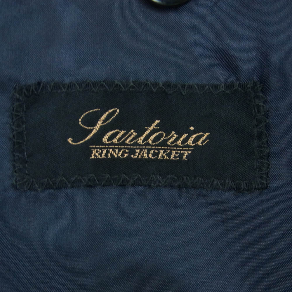 RING JACKET リングジャケット Loro Piana ロロピアーナ Loro Piana Fabric Wool ロロピアーナ社製生地 3B テーラード ジャケット ダークネイビー系 サイズ表記なし【中古】