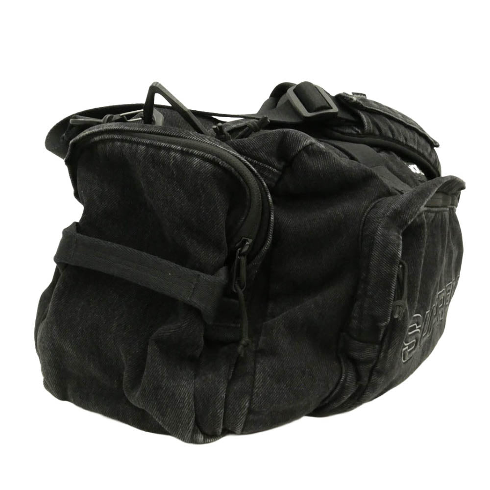 Supreme シュプリーム 25aw Denim Duffle Bag ブラック デニム ボストン バッグ ブラック系【中古】