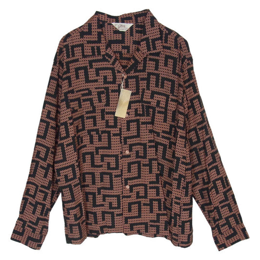 東洋エンタープライズ SH27880 STAR OF HOLLYWOOD オープンカラー 長袖 シャツ 119BLK XL【美品】【中古】