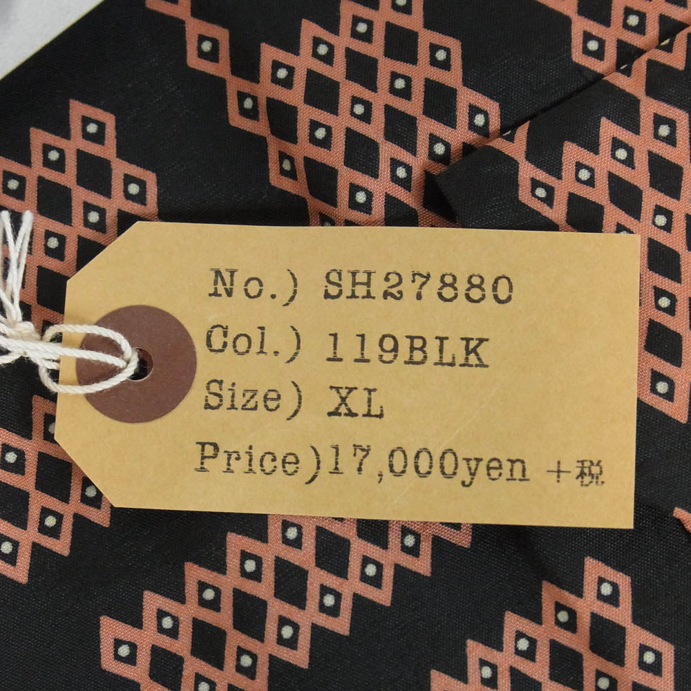 東洋エンタープライズ SH27880 STAR OF HOLLYWOOD オープンカラー 長袖 シャツ 119BLK XL【美品】【中古】