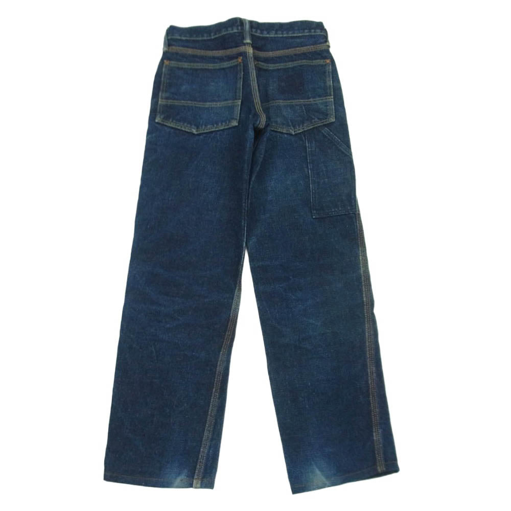 SAMURAI JEANS サムライジーンズ SM410DBN DOUBLE KNEE WORK PANTS 17oz ダブルニー デニム ワーク パンツ インディゴブルー系 28【中古】