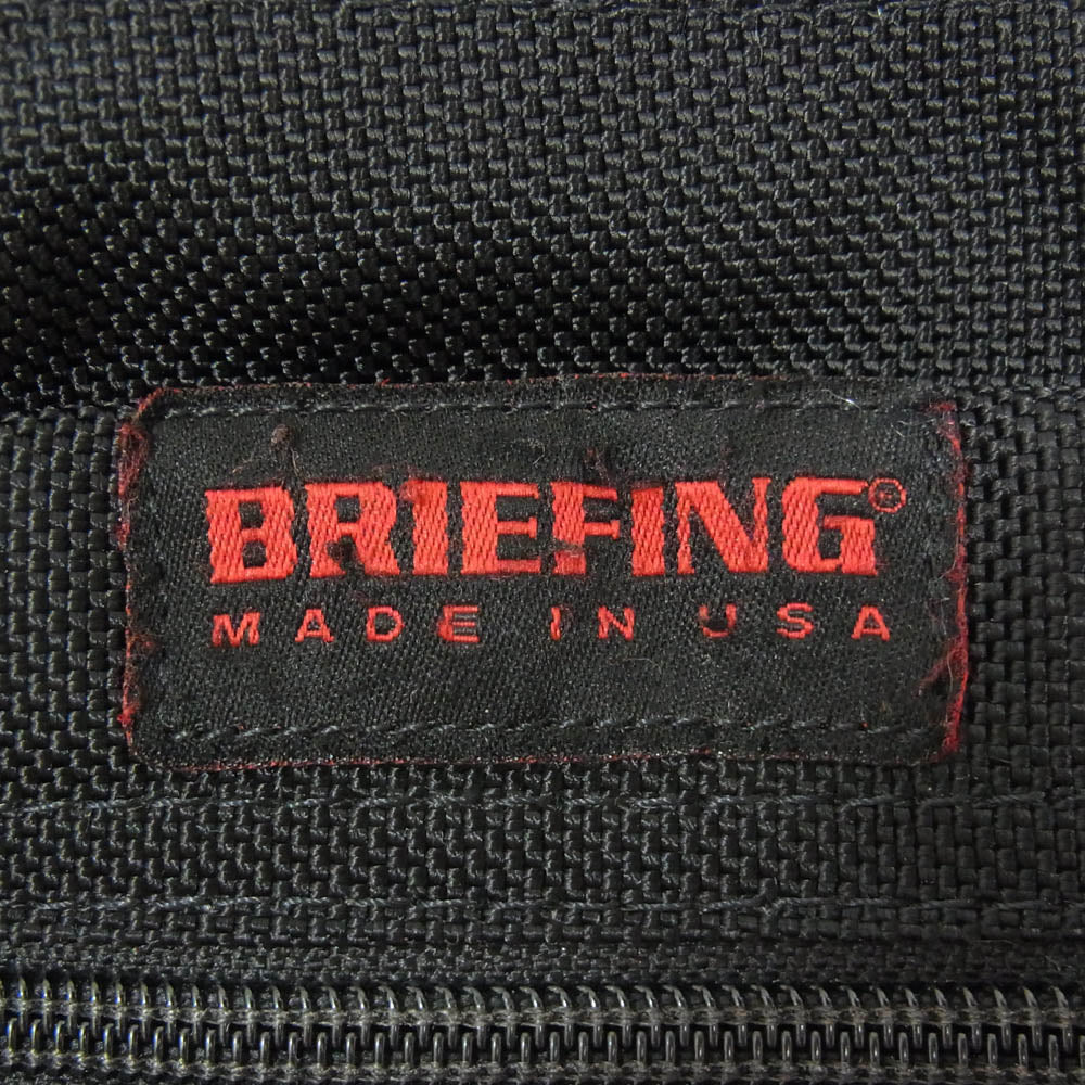 BRIEFING ブリーフィング USA製 ウエストポーチ ウエストバッグ ブラック系【中古】