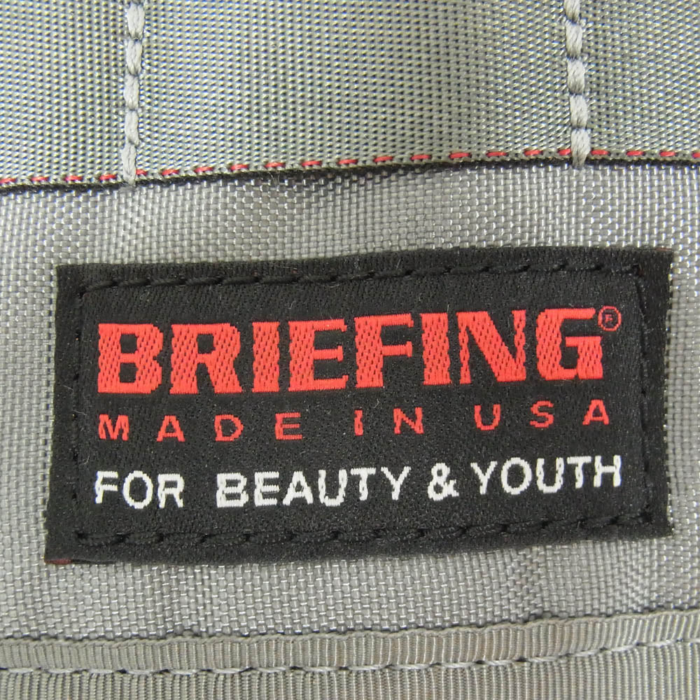 BRIEFING ブリーフィング UNITED ARROWS ユナイテッドアローズ B＆Y U.A ユナイテッドアローズ USA製 オーガナイザー トラベルケース ポーチ グレー系【中古】
