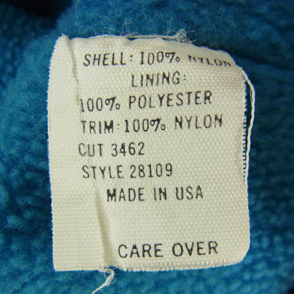 patagonia パタゴニア 80s 三角タグ Rマーク USA製 キッズ 子供用 シェルド シンチラ ジャケット ブラック系 7/8【中古】